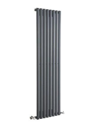 Дизайнерский радиатор 1800/472 (мм) антрацит ideale adele 11 8/1800/472