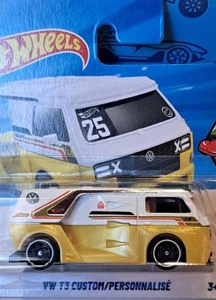 Hot wheels 2025 peak pursuit vw t3 custom 3/10 200/250 jbc05 вольксваген машинки базові колекційні хот вілс
