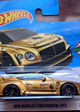 Hot wheels 2025 race day 2018 bentley cont. gt3 7/10 162/250 jbc18 бентлі машинки базові колекційні хот вілс