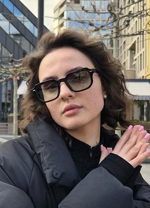 Окуляри сонцезахисні з зеленою лінзою, окуляри унісекс