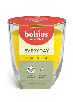 Свічка в склі bolsius 80/73 citronella