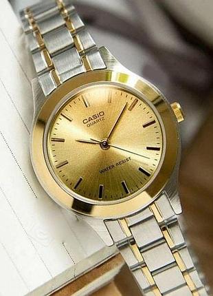 Годинник жіночий casio ltp-1128g-9a timeless collection
