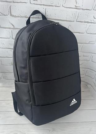 Тканинний чорний рюкзак adidas середнього розміру