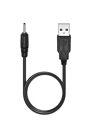 Usb-кабель для зарядки dc 2.0 мм ycy-96620 чорний 95см