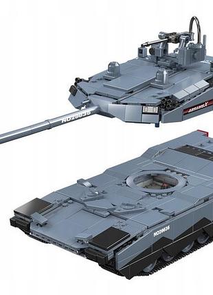Конструктор танк абрамс abrams x mould king technik 20036 для взрослых и детей 1192 дет cовместимый с lego лего техник военная 4