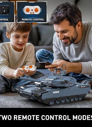 Конструктор танк абрамс abrams x mould king technik 20036 для взрослых и детей 1192 дет cовместимый с lego лего техник военная 8