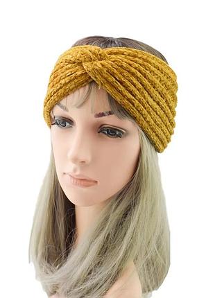 Зимова тепла широка пов'язка на голову для жінок grank