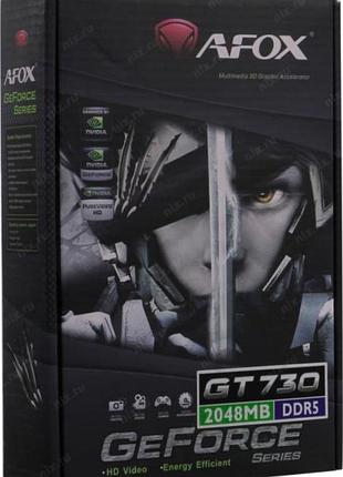 Відеокарта afox pci-e geforce gt730 2gb ddr5