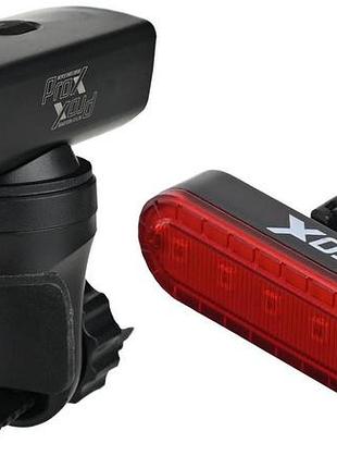 Комплект фонарей prox enif set 350lm + 10lm, 1100mah garmin usb-c черный (a-o-b-p-0541)