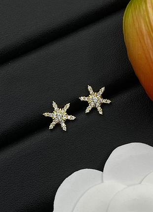 Сережки хефанг star glow lux