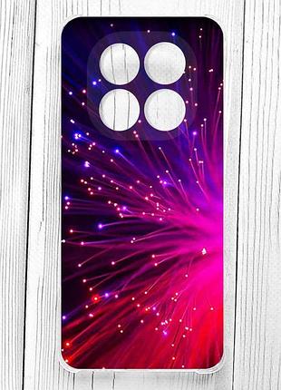 Чехол с утолщёнными углами на xiaomi redmi note 15 pro 5g салют (принт 98)