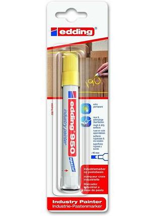 Специальный маркер edding 950, 10 мм, желтый