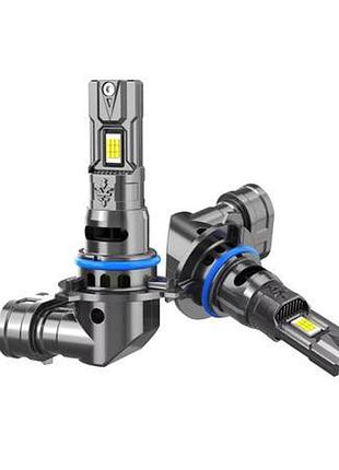 Led лампы hb4 (9006) r13 12v 80w 12000lm 6000k canbus активное охлаждение (комплект 2-шт)