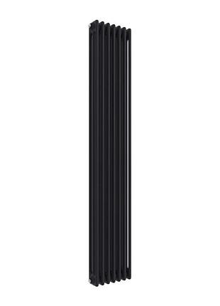 Дизайнерский радиатор 1800/335 (мм) черный мат ideale viola (боковое подключение) 13 7/1800/335