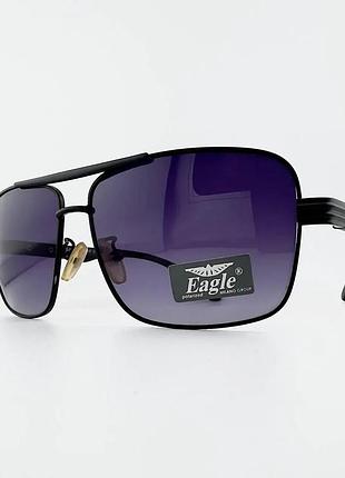 Чоловічі сонцезахисні окуляри eagle polarized ea 3019 c.04p з поляризацією чорний градієнт