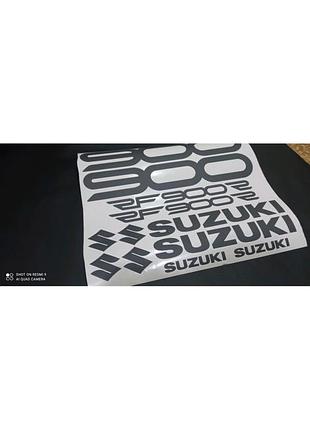 Чорний матовий наклейки на сузуки рф900ф rf900f suzuki мотоцикл бак пластик сузукі