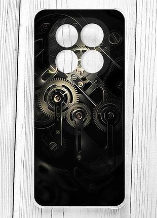 Чехол с утолщёнными углами на xiaomi redmi note 15 pro 5g механизм (принт 238)