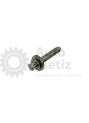 Болт (м10х1.5x50) со звездой и фланцем белый цинк (класс прочности 10.9)