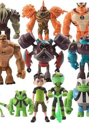 Набор фигурок героев из мультсериала ben 10 (11 шт)