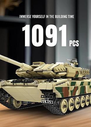 Конструктор танк леопард leopard 2 tank mould king technik 20020, для взрослых и детей, 1091 деталь 4