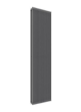 Дизайнерський радіатор 1800/448 (мм) антрацит ideale giulia (універсальне підключення) 12 16/1800/448