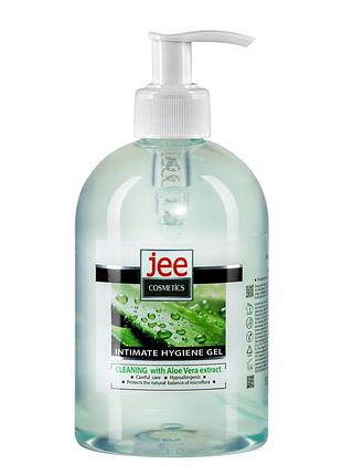 Гель для интимной гигиены jee cosmetics очищающий с экстрактом алоэ вера, 500 мл