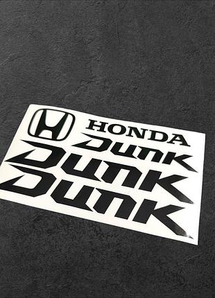 Черный без фона наклейки на мотоцикл мопед скутер honda хонда данк dunk дунк