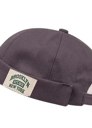 Кепка без козырька / шапка бини / docker cap / докерка brooklyn new york