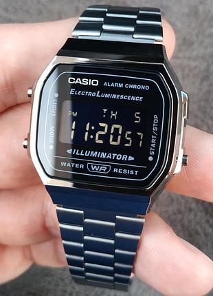 Мужские часы casio a168wgg-1b retro vintage