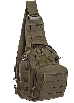 Сумка-слинг тактическая с одной лямкой silver knight yqs-099 (30x23x15см) 10л