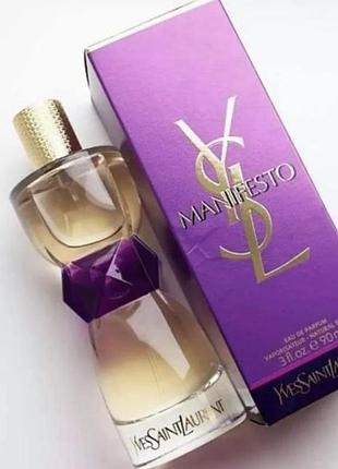 Жіноча парфумована вода yves saint laurent manifesto 1 мл | відливант розпил розлив | сексуальний м'який вільний сміливий