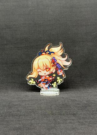 Акриловая коллекционная фигурка геншин импакт - genshin impact chibi еймия 10 см
