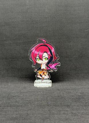 Акриловая коллекционная фигурка геншин импакт - genshin impact chibi хедзо 10 см