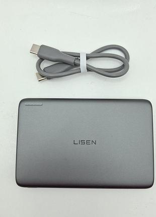 Универсальная батарея lisen ultra slim magsafe 5000mah grey