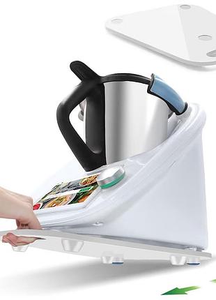 Подставная пластина cyeehxin для thermomix, высококачественный акрил, тефлоновые слайдеры, белый цвет, эргономичный дизайн