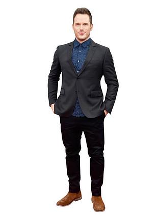 Пластиковая ростовая фигура ростовая фигура крис пратт (chris pratt) 1800 мм