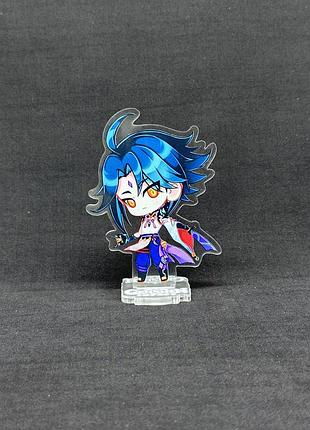 Акриловая коллекционная фигурка геншин импакт - genshin impact chibi сяо (xiao) 1 10 см