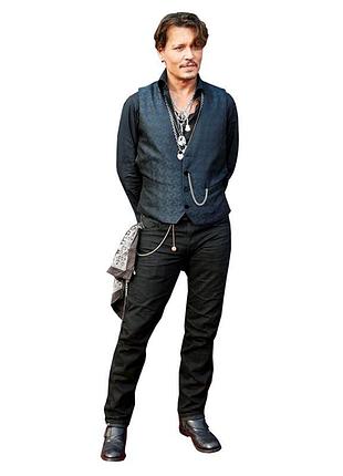 Пластиковая ростовая фигура ростовая фигура джонни депп (johnny depp) №1 1800 мм