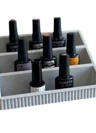 Органайзер для лака для ногтей на кастомизируемый nail polish organizer customizable 3d печать