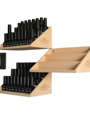 Подставка для лака для ногтей с гравировкой розы для витрины nail polish display shelf 3d печать