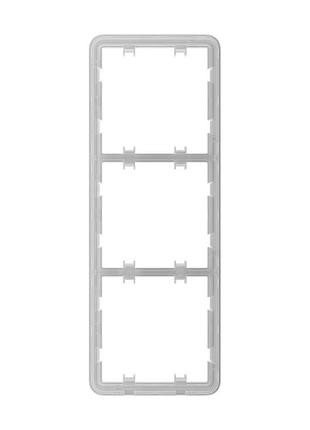Рамка ajax frame (3 seats) vertical для розумного вертикального комбінованого вимикача світла lightswitch (26-00496)