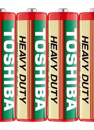 Батарейка toshiba r3/aaa, duty heavy, красная цена за 1шт , продажа по блистерам modern home style