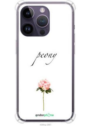 Чехол на iphone 14 pro max пион "4366sp-2667-2448"