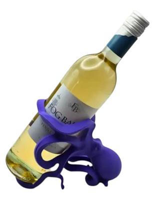 Держатель для бутылки вина осьминог декор octopus wine bottle 3d печать