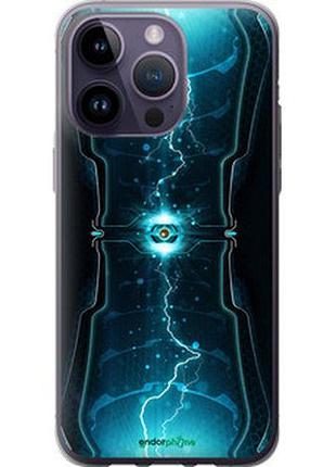 Чехол на iphone 14 pro max молнии в цилиндре "120u-2667-2448"