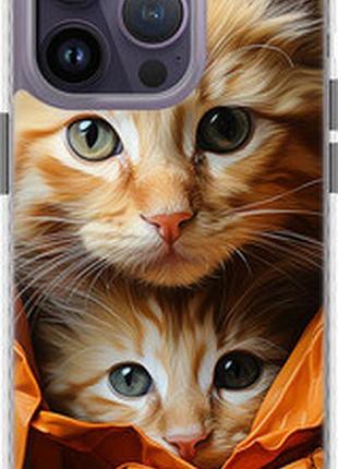 Чехол на iphone 14 pro max котики 2 "5664pc-2667-2448"