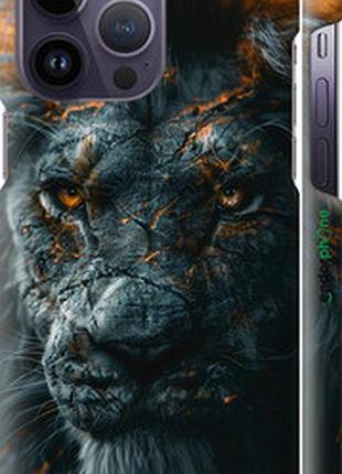 Чехол на iphone 14 pro max пламенный лев "6153m-2667-2448"