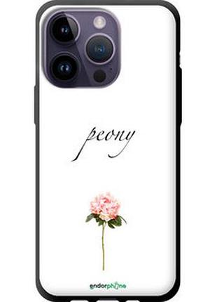 Чехол на iphone 14 pro max пион "4366b-2667-2448"