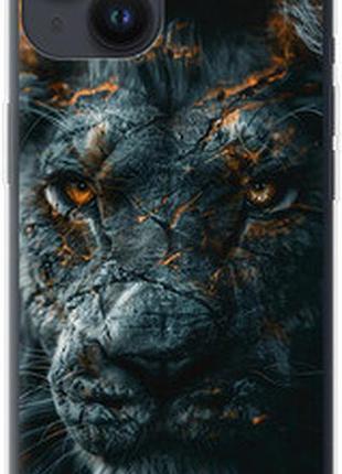 Чехол на iphone 14 пламенный лев "6153sp-2648-2448"