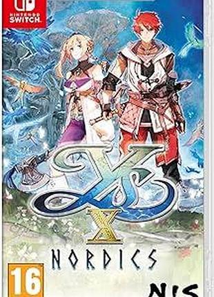 Ys x nordics deluxe edition, англійська версія - картридж для nintendo switch